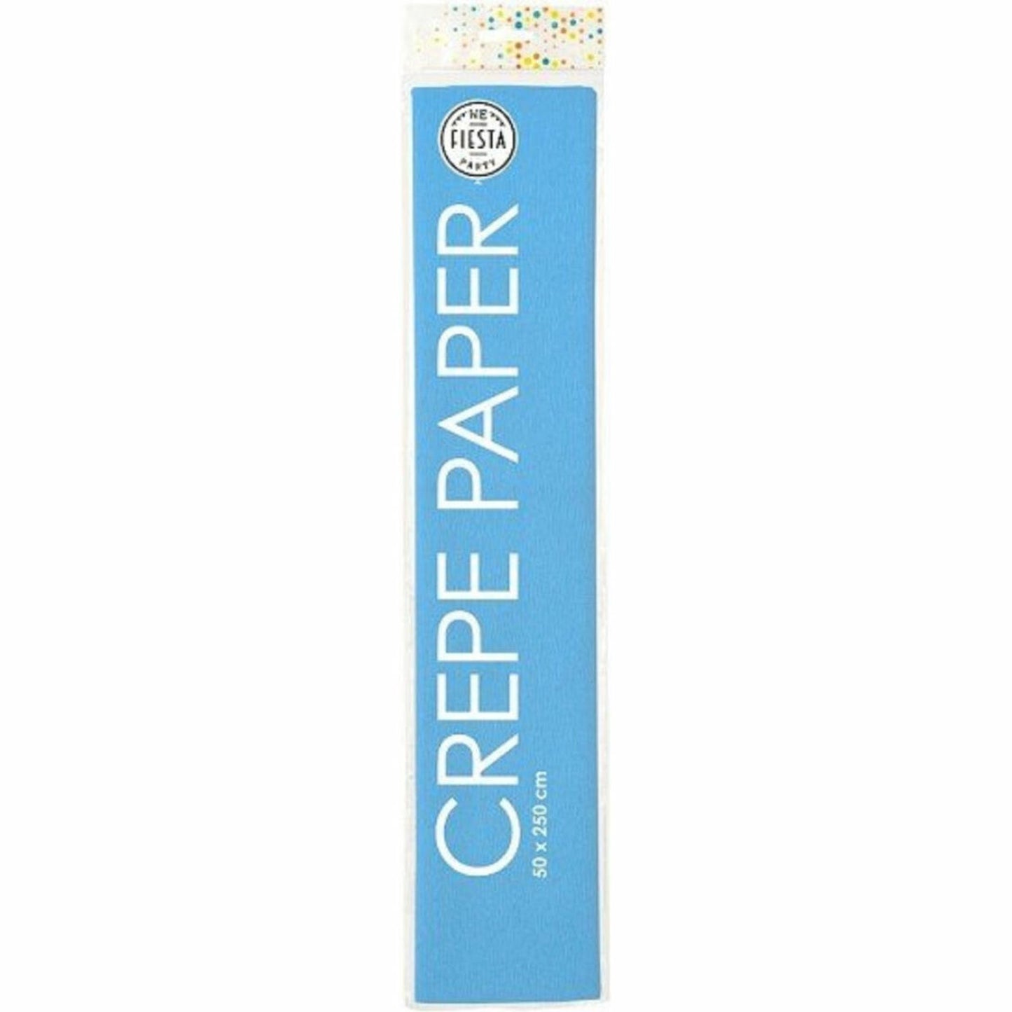 Globos Krepppapier 50x250cm babyblau 12er Pack