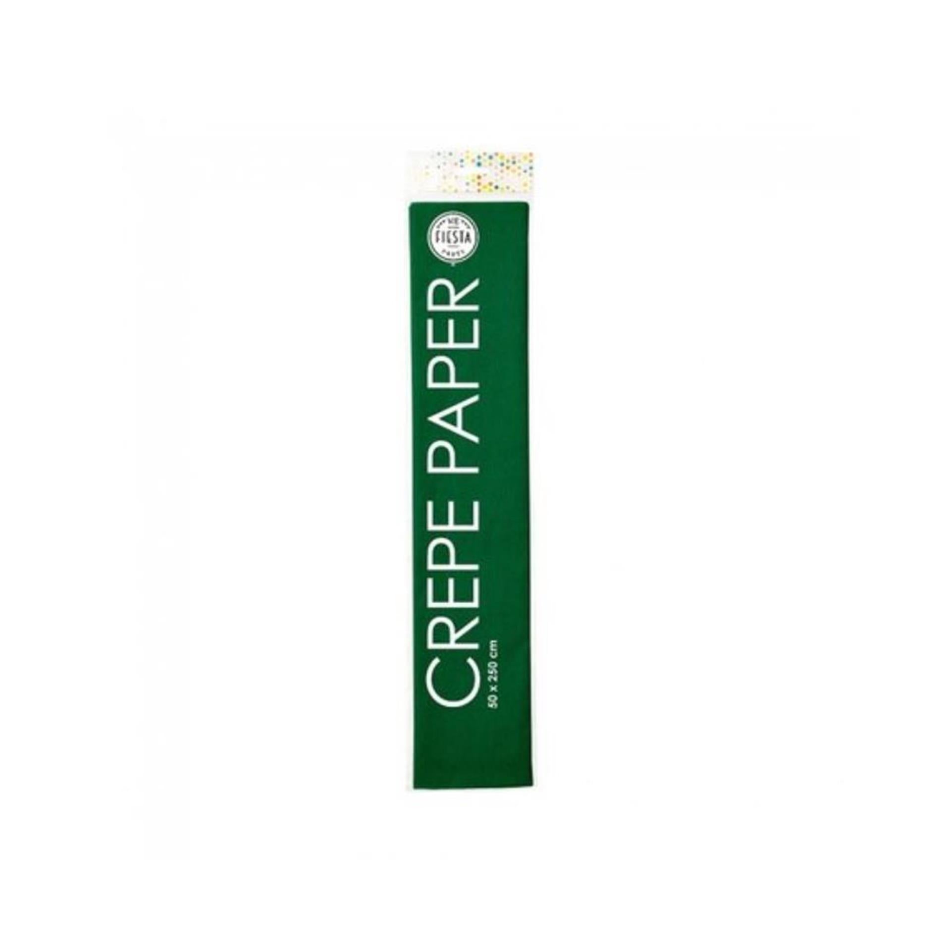 Globos Krepppapier 50x250cm Weihnachtsgrün 12 Rollen