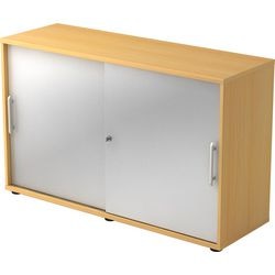 Bach Schiebetürenschrank Hammerer 2FH Buche, Silber