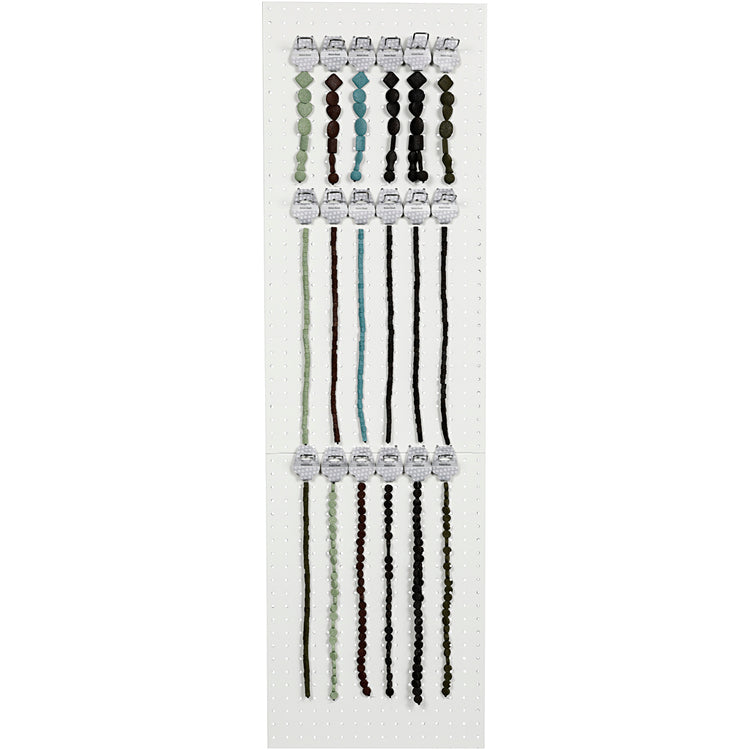 Kreativfirma Lava Perlen, dumm 6-37 mm, Lochgröße 1+2 mm, der Gehalt kann variieren, ca. 890 Stück, verschiedene Farben, 20 Striche 1 Box