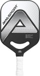 Ama Sport Pickleball Paddel PP002-C1S Silber Schwarz – Graphitoberfläche – 20 mm Kern – Aero-Duraedge Air Dynamic Throat –