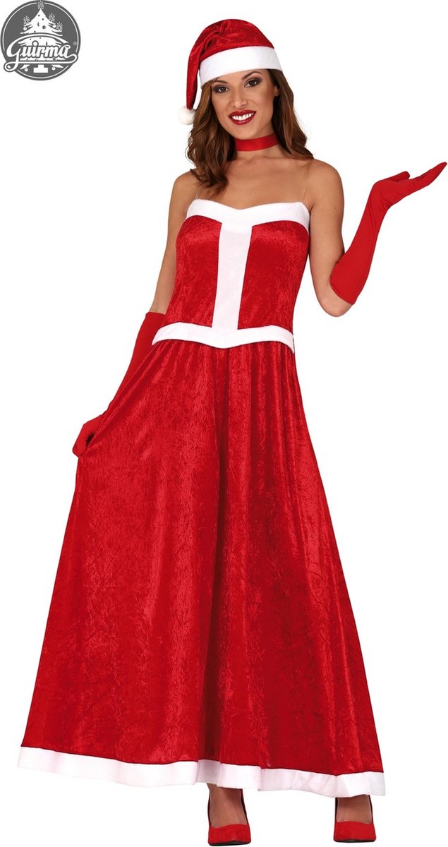 Guirma Weihnachtsfrauen-langes Kleid – Größe L