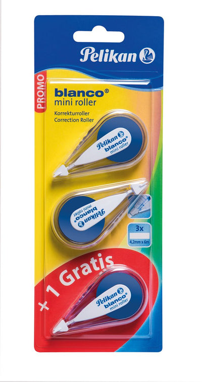 Pelikan Blanco® Miniroller, 2 Korrekturroller + 1 gratis