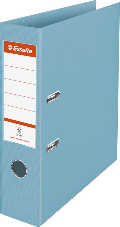 Esselte Colour'breeze langlebiger Kunststoffordner – Kapazität von 500 A4-Blättern – Rückenbreite 72 mm – Blau