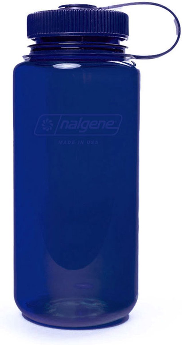 Nalgene – Weithalsflasche – Trinkflasche – Wasserflasche – auslaufsicher – 500 ml – BPA-frei – Sustain – Denim
