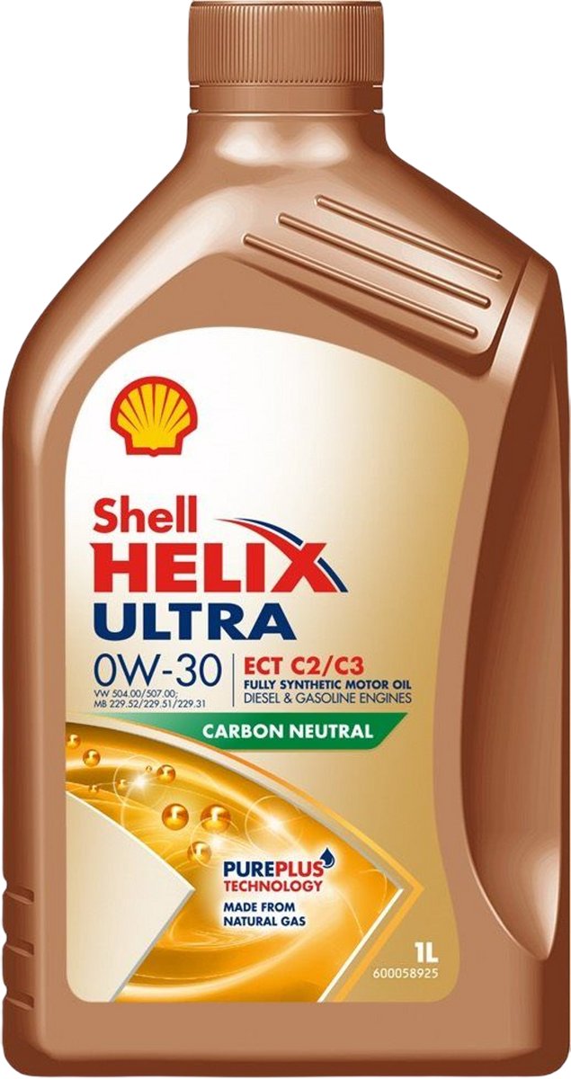 Shell Helix Ultra ect C2 C3 0W30 Motoröl 1 Liter