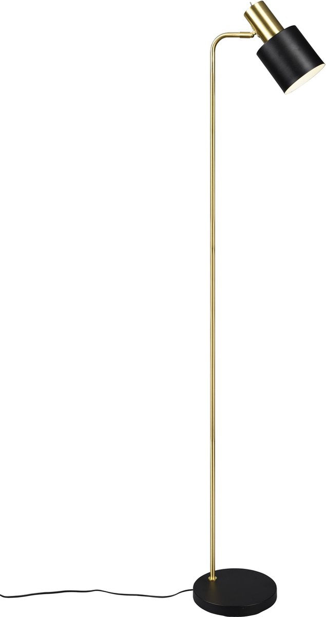 Rl lebe dein Licht Reality Adam - Stehleuchte - Schwarz-Gold - exkl. 1x E27 4w
