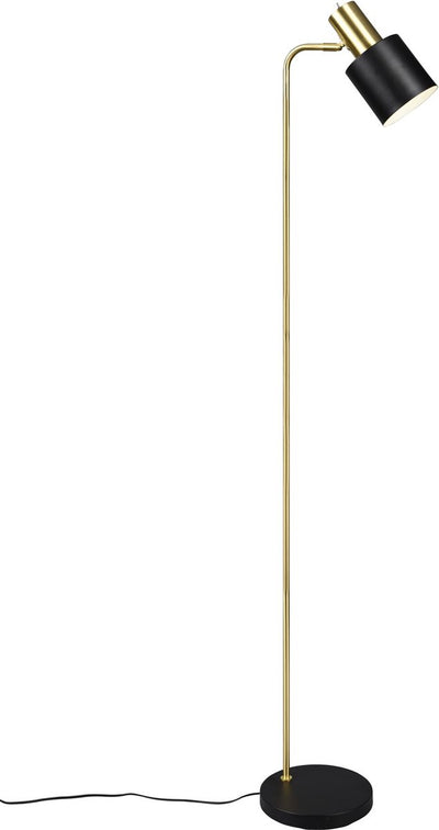 Rl lebe dein Licht Reality Adam - Stehleuchte - Schwarz-Gold - exkl. 1x E27 4w