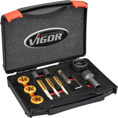 Vigorgewindeschneider für Radschrauben eingestellt