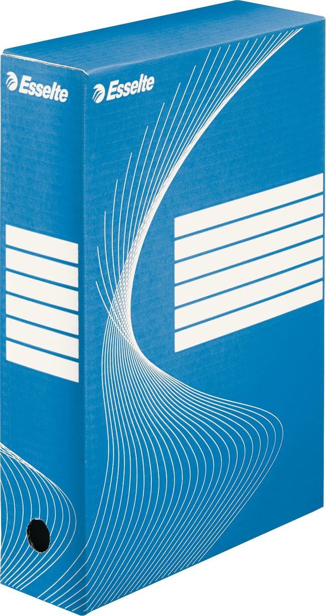 Esselte boxycolor Archivbox - 80 x 352 x 250 mm - blau | 25 Stück