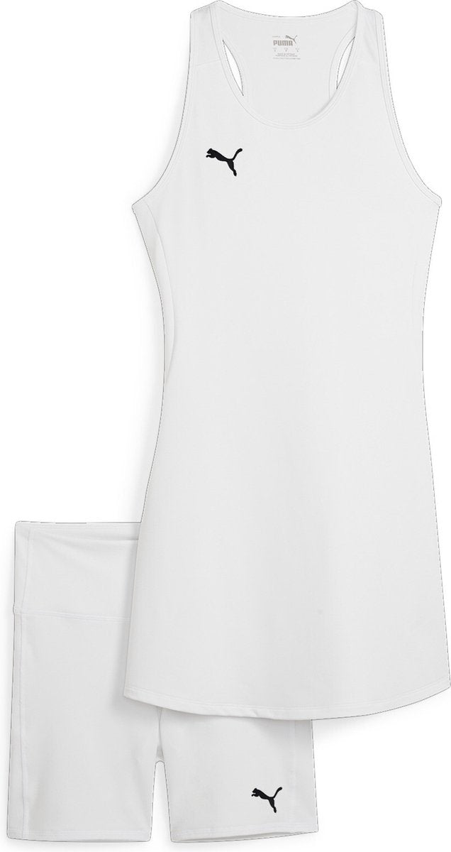 Puma Teamgoal Dress Damen Sportkleid - Weiß-Schwarz