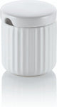 Kela Zuckerdose aus Keramik weiß, 8 cm - | maila