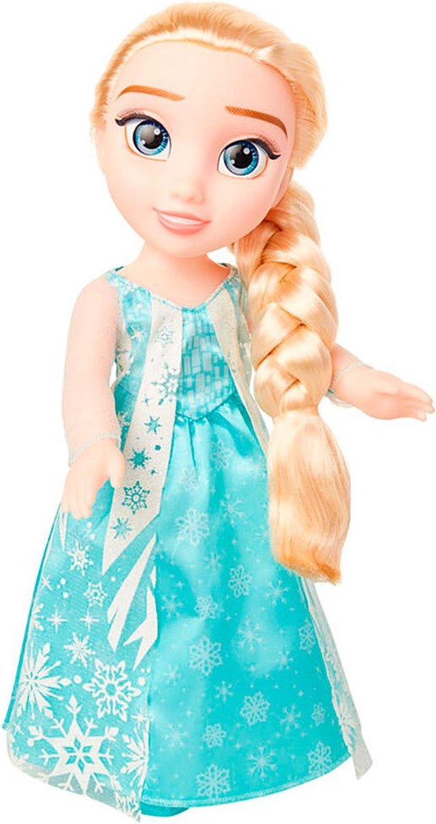 Jakks Disney Puppe Elsa Frozen 38 cm mit Kleid und Accessoires.