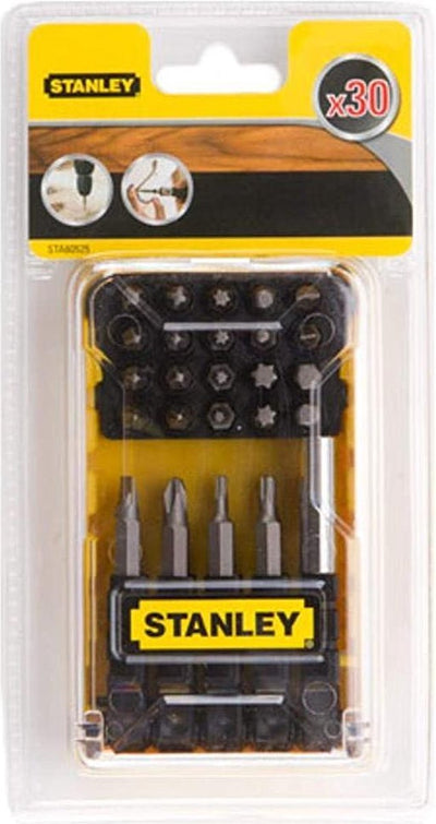 Stanley sta60525-xj Serie – Schraubbit-Set – 30-teilig – Magnethalter – Edelstahl