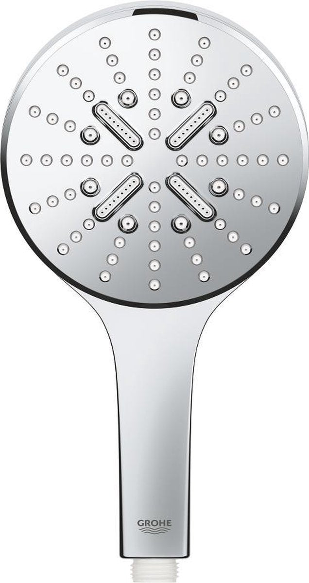 Grohe rainshower smartactive 130 Handbrause – ø 13 cm – wassersparend – 3 Strahlarten – Chrom