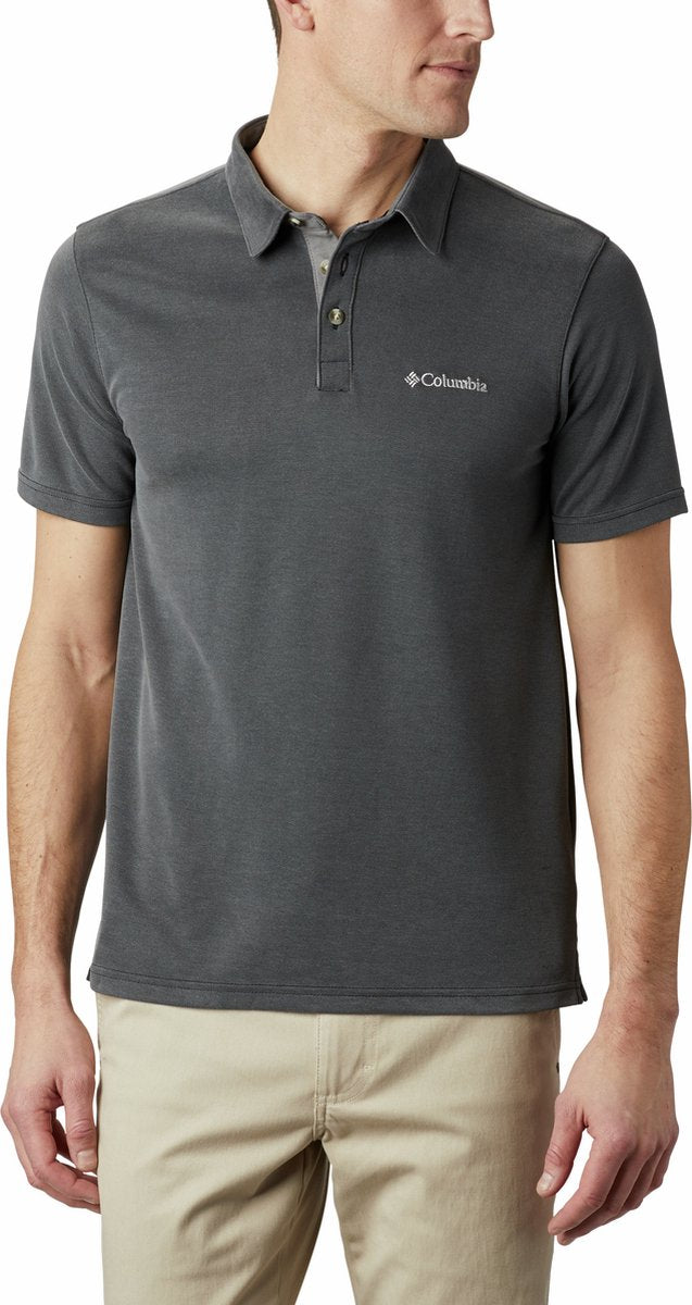 Columbia Nelson Point™ Polo - Poloshirt - Herrenpolo - Schwarz - Größe XL