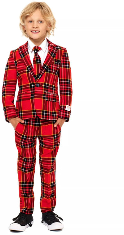 Opposuits der Holzfäller – Jungenkostüm – Rot – Weihnachten – Größe 110 116