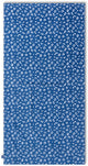 Leopard | Blaues Baumwolltuch 135 x 65 cm