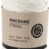 Creativ Company Macrame Cord Off-White, 198m