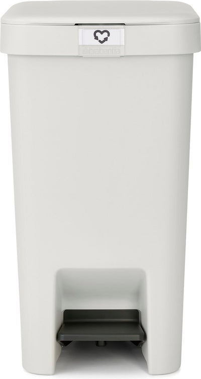 Brabantia Stepup Abfallbehälter - Treteimer - 16 Liter - Hellgrau