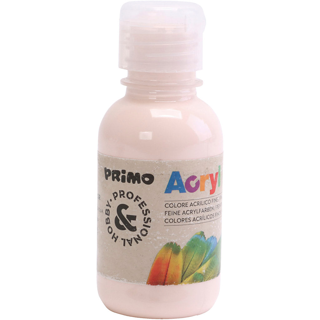 Primo Luxus-Acrylfarbe, hellrosa, 125 ml, 1 Flasche