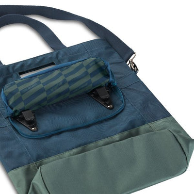 Urban Proof Fahrrad-Shopper blau-grün 20L