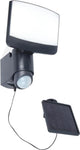 Lutec Sunshine - LED-Wandleuchte mit Sensor und Solarpanel - Dunkelgrau