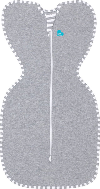 Love to dream™ Babyschlafsack swaddle up™ – Pucken – Baby 3–6 Monate – 6–8,5 kg – ganzjährig – 1,0 Tog – Grau