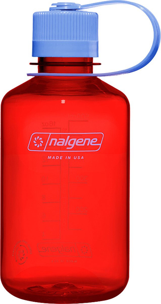 Nalgene – Enghalsflasche – Trinkflasche – Wasserflasche – auslaufsicher – 500 ml – BPA-frei – nachhaltig – Orangenmarmelade