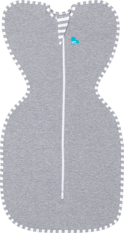 Love to dream™ Babyschlafsack swaddle up™ – Pucken – Baby 0–2 Monate – XS – 2,2–3,8 kg – Grau
