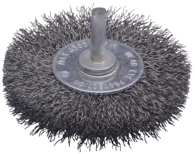 SW Stahl Roundbürste mit 6 mm Shaf Sw-Stahl D = 75 mm