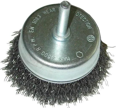 SW Stahl Cup Pinsel mit 6 mm Shaf Sw-Stahl D = 75 mm Stahl
