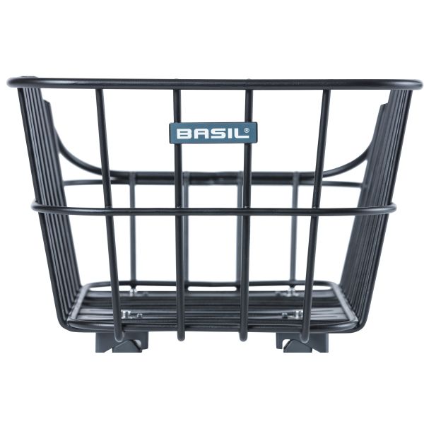 Basil Cento Alu WSL - Heckkorb - 22 Liter - mattschwarz