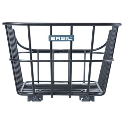 Basil Cento Alu WSL - Heckkorb - 22 Liter - mattschwarz