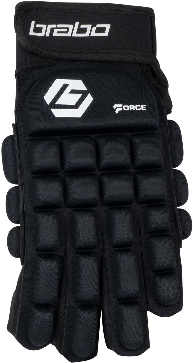 Brabo Force Vollfinger-Hallenhockeyhandschuh Senior