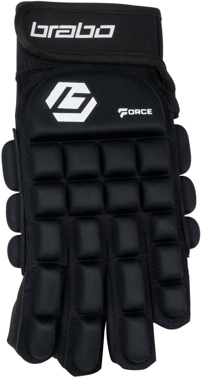 Brabo Force Vollfinger-Hallenhockeyhandschuh Senior