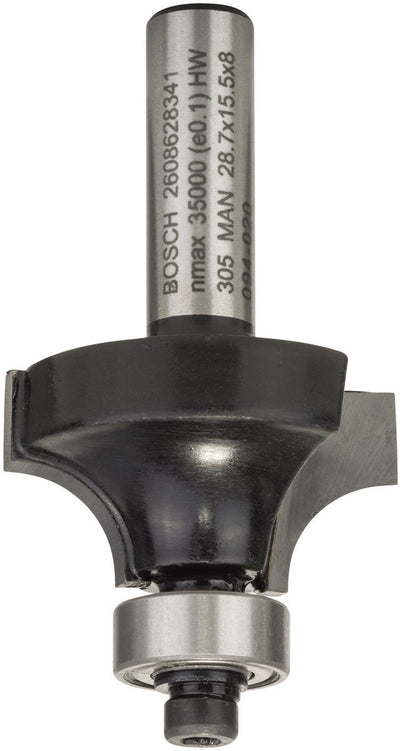 Bosch - Rundprofilfräser 8 mm, r1 8 mm, l 15,5 mm, g 53 mm