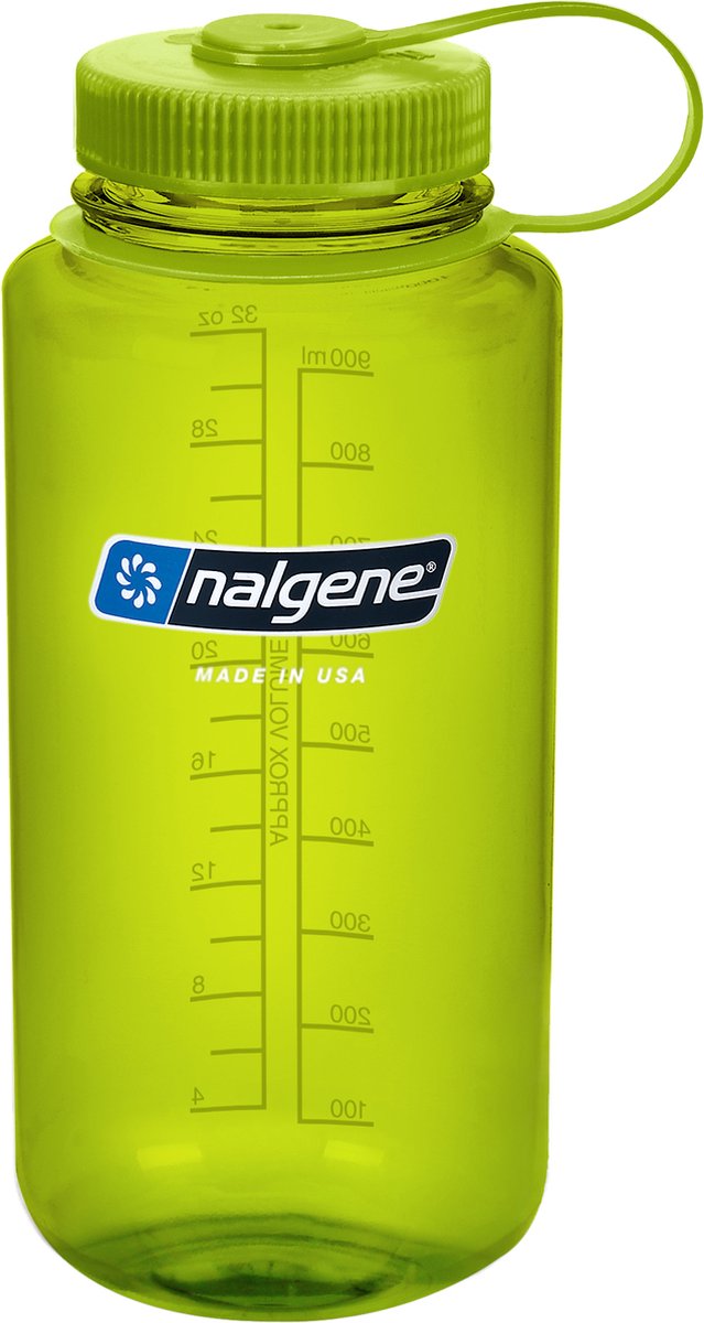 Nalgene – Weithalsflasche – Trinkflasche – Wasserflasche – auslaufsicher – 1000 ml – BPA-frei – nachhaltig – Frühlingsgrün