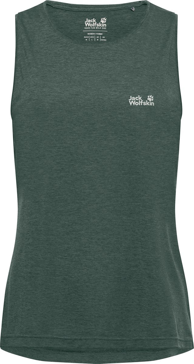 Jack Wolfskin Wildtrail Tank Top W – Outdoor-Bekleidung – Fleece und Pullover – T-Shirt