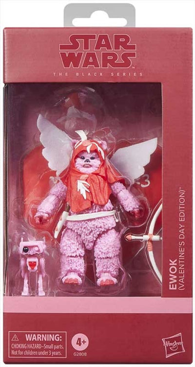 Hasbro Star Wars Black Series Actionfigur Ewok (Valentinstag-Edition), 15 cm große Actionfigur