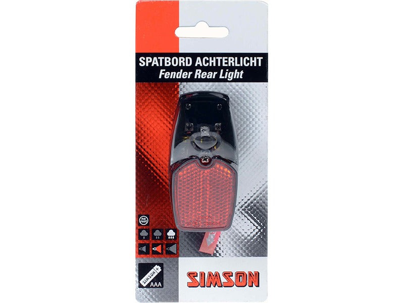SIMSON 021769 LED Hecklicht inklusive Batterie auf der Karte
