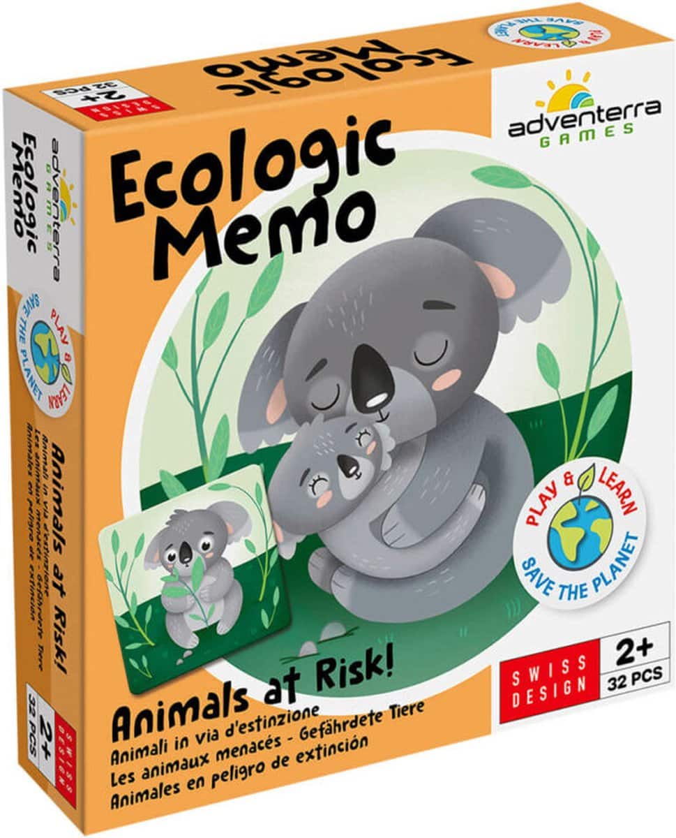 Adventerra Games ökologisches Gedächtnis Tierspiel