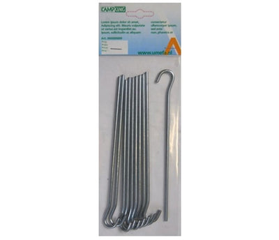 Camping Camping 10x Aluminium Ground PENK 24 cm geöffnet