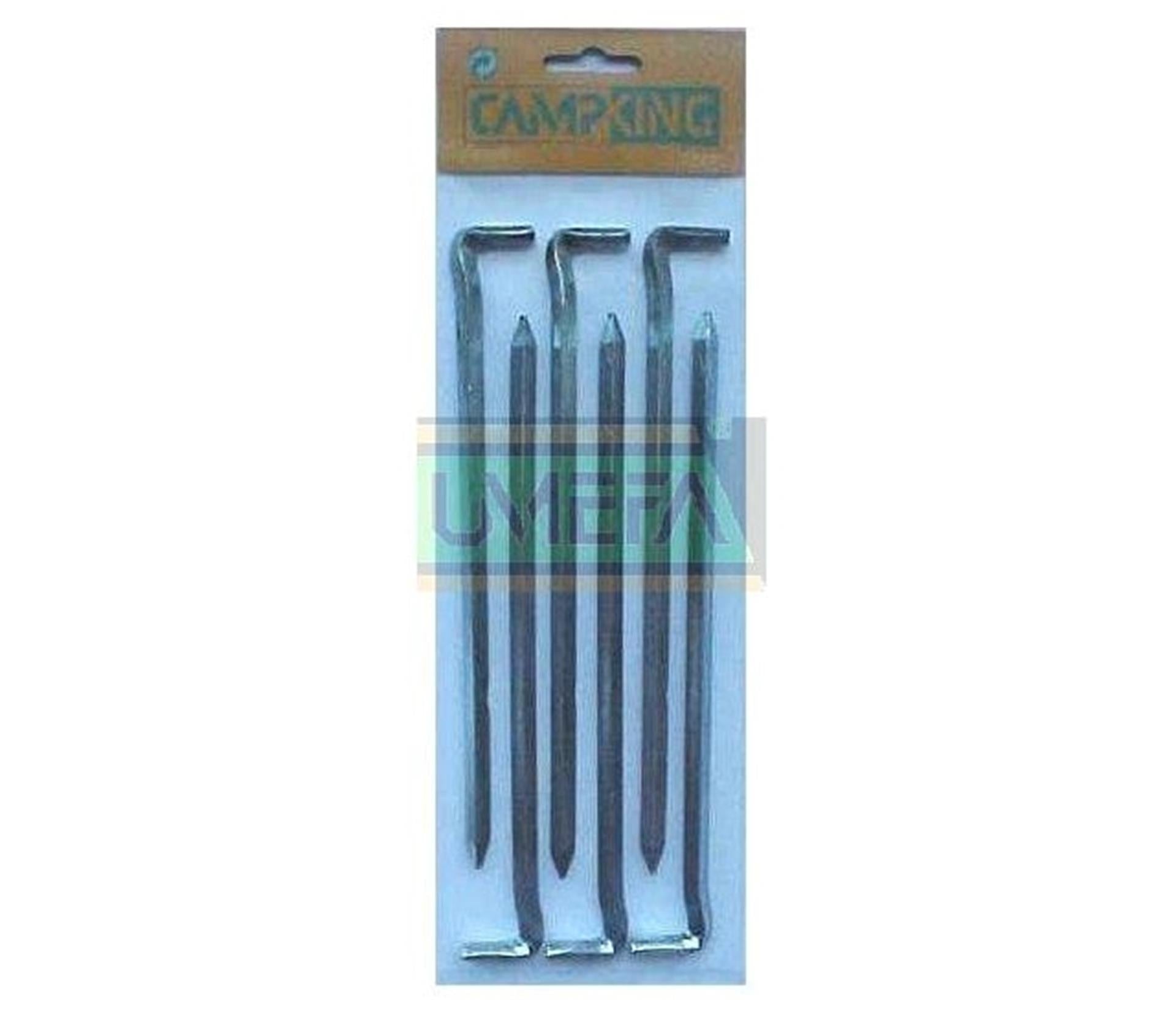 Camping umefa Erdspieß quadratisch 20 cm -6 mm 6 Stk