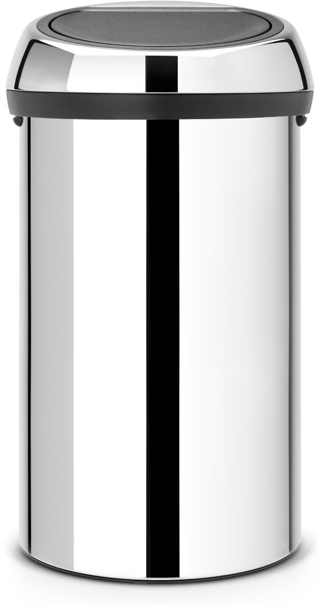 Brabantia Touch Bin Abfallbehälter – 60 Liter – glänzender Stahl
