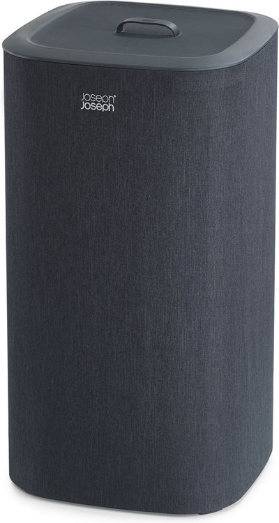 Joseph Joseph Tota Wäschekorb – 2 Fächer – Wäschesortierung – 60 Liter – Schwarz