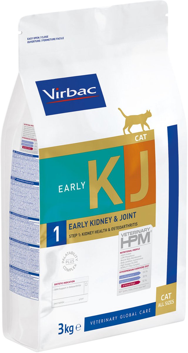 Virbac Veterinary HPM Diätetische Katze – frühes Nierengelenk – 3 kg