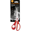 Grundlegende Fiskars Universal Scissors links rot gelassen