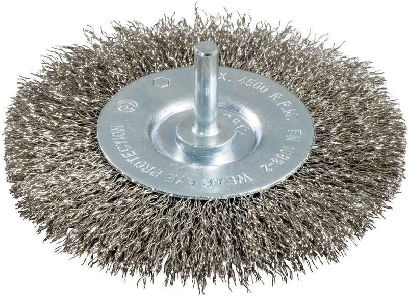 Metabo -Rundenbürste mit 6 mm Shaf d = 100 mm Stahl