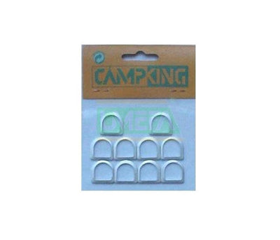 Camping Umefa D-Ring 13 mm Aluminium 10 Stk